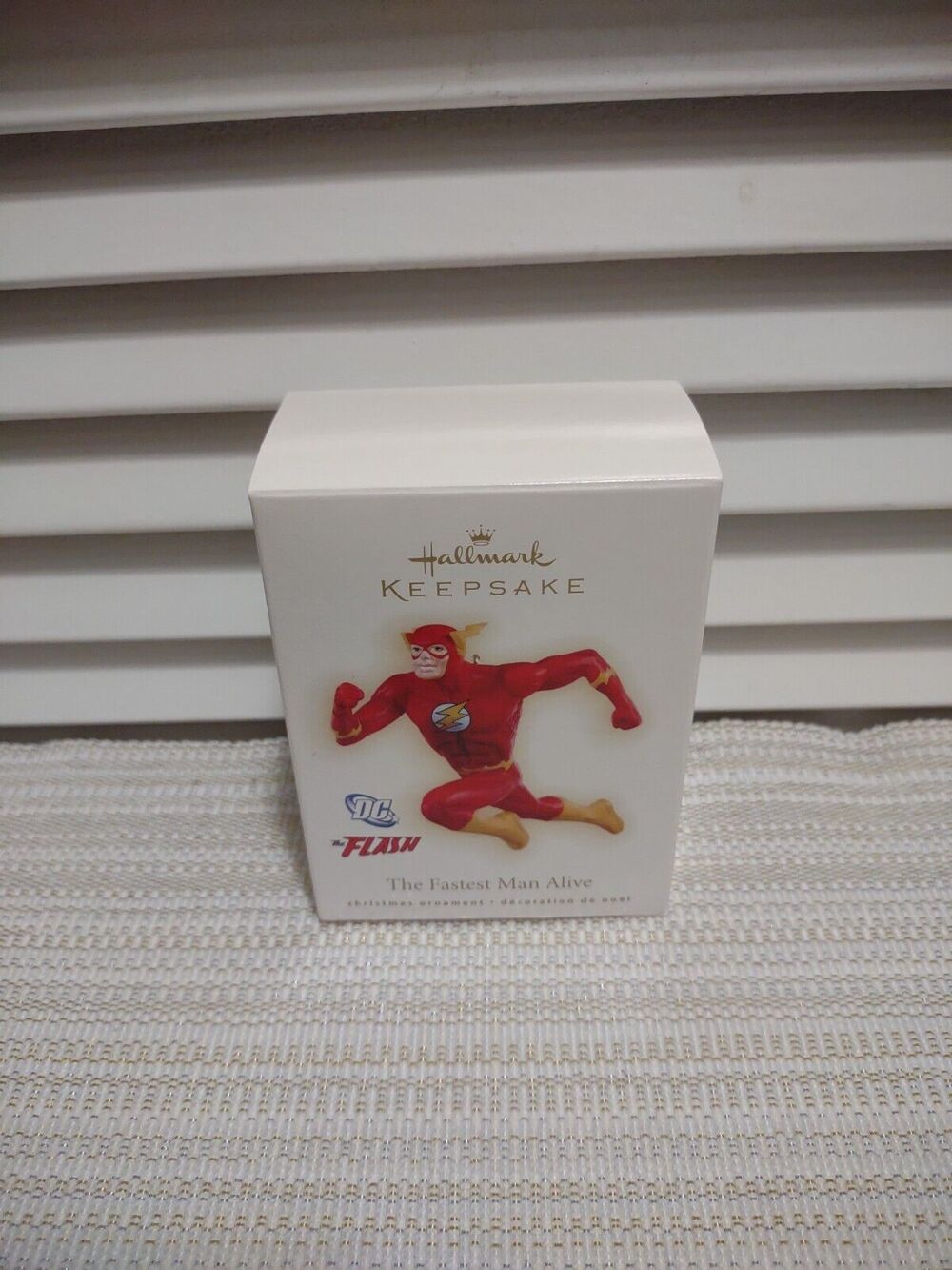 2009 Hallmark Keepsake The Flash Fastest Man Alive Christmas Ornament DC Comics